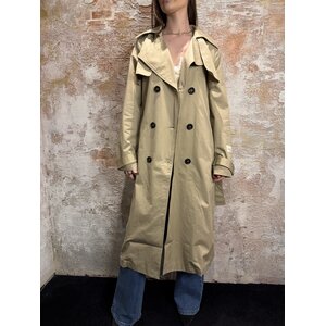 Malelions Label trench Coat Sand