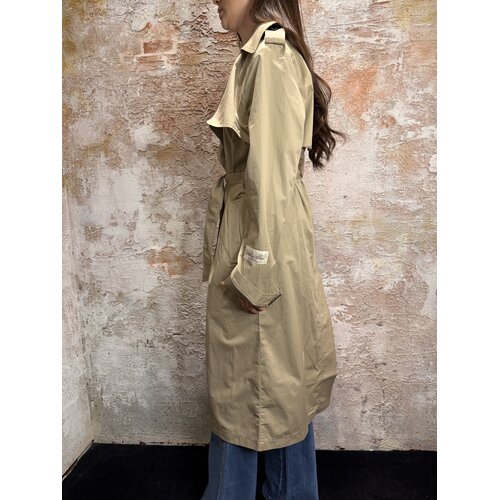 Malelions Label trench Coat Sand