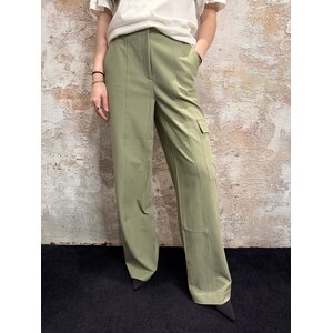 Nikkie Parlo Pants Oil Green
