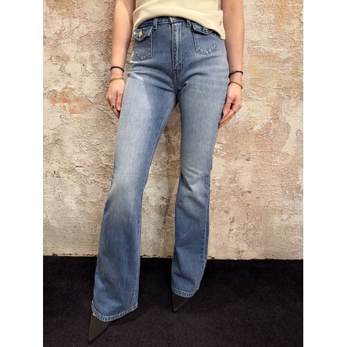 Nikkie Piciba Flare Jeans Light Blue