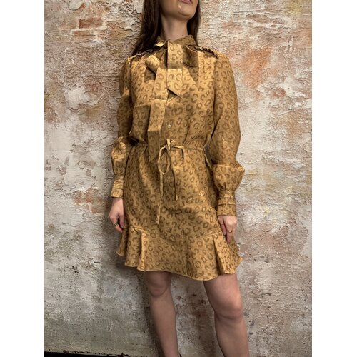 Nikkie Pragues Leopard Dress Travertine