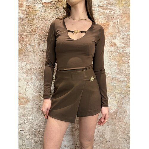 Malelions Social Club Skort Chocolate Malelions Social Club Skort Chocolate