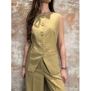 Josh V Kiro Gilet Mustard Yellow