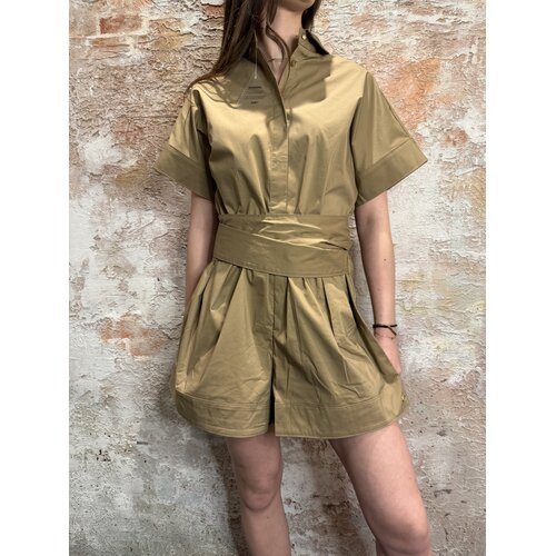 Josh V Nami Playsuit Light Khaki