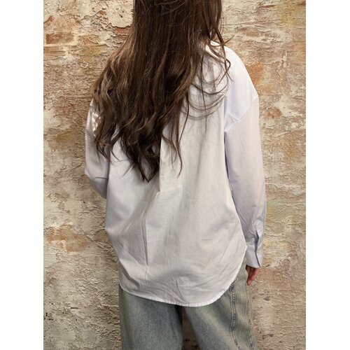 Josh V Neveah Blouse Fresh Blue Stripe Josh V Neveah Blouse Fresh Blue Stripe