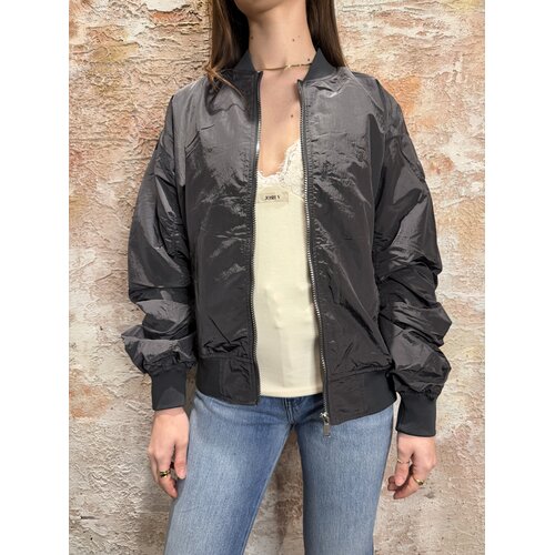 Airforce Waxed Crinckle Bomber Gun Metal Airforce Waxed Crinckle Bomber Gun Metal