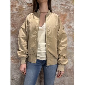 Airforce Waxed Crinckle Bomber Oxford Tan