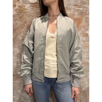 Waxed Crinckle Bomber Metal