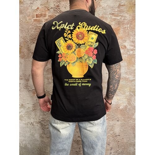Xplct Studios Flowers T-Shirt Black