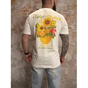 Xplct Studios Flowers T-Shirt Off White