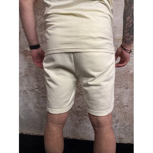 Malelions Logo Shorts Off White