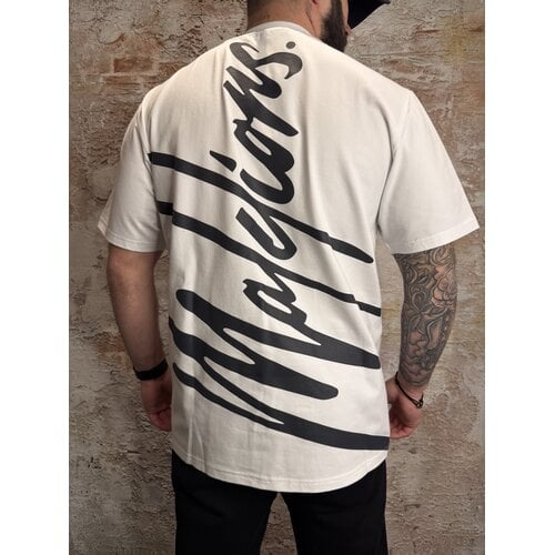 Malelions Regular T-Shirt White Antra