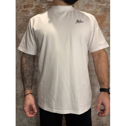 Malelions Regular T-Shirt White Antra