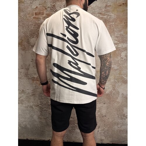 Malelions Regular T-Shirt White Antra