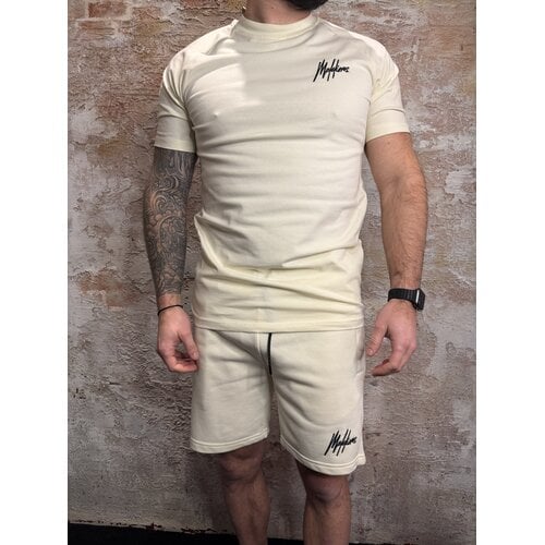 Malelions Logo Raglan T-Shirt Off White