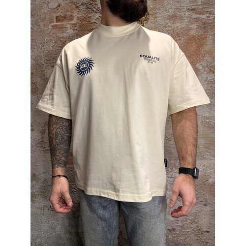 Equalité Sunny Boxy Tee Off White Navy