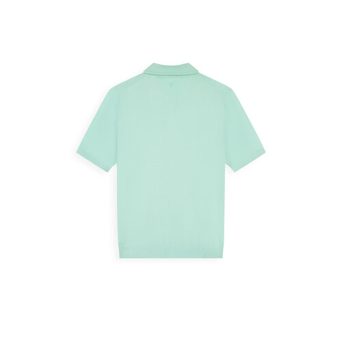Pure Path Half-zip Flat Knit Polo Mint