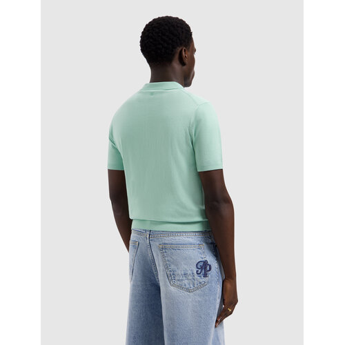 Pure Path Half-zip Flat Knit Polo Mint