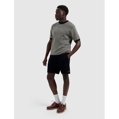 Pure Path Towel Bouclé Knitted Shorts Black