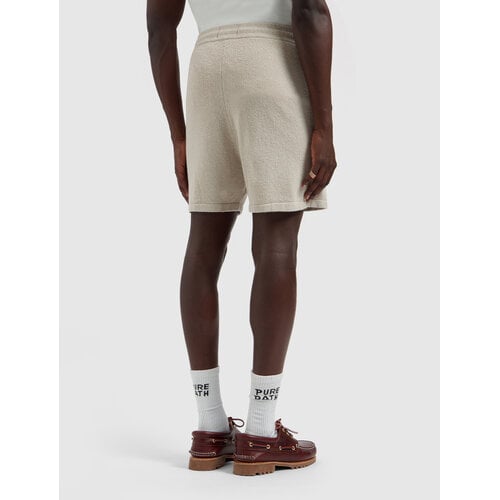 Pure Path Towel Bouclé Knitted Shorts Sand