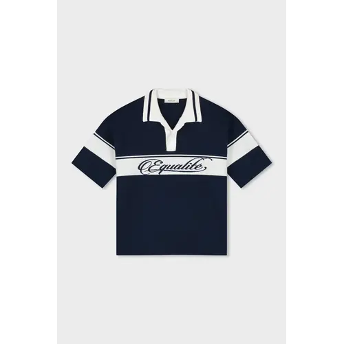 Equalité Jaden Knit Polo Navy