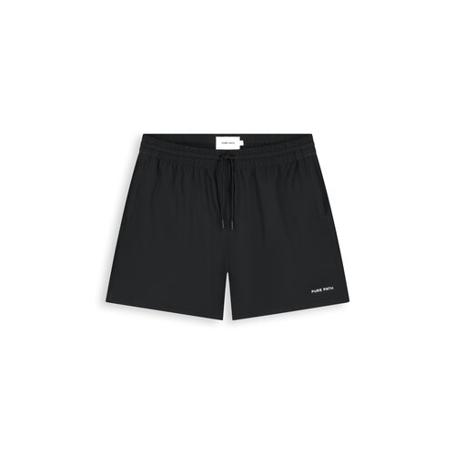 Pure Path Wordmark Swimshorts Black