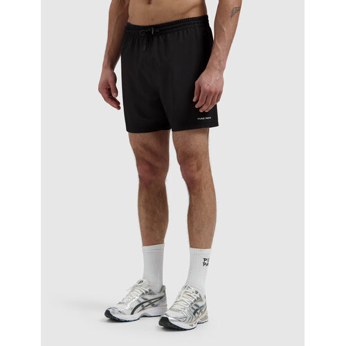 Pure Path Wordmark Swimshorts Black