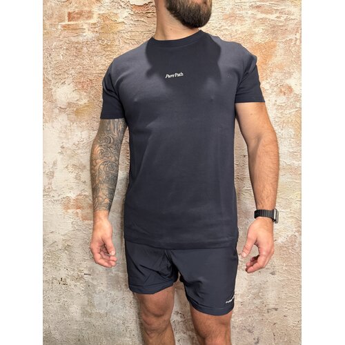 Pure Path Wordmark Swimshorts Navy