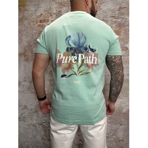 Pure Path Pure Path Trio of Flowers T-shirt Mint