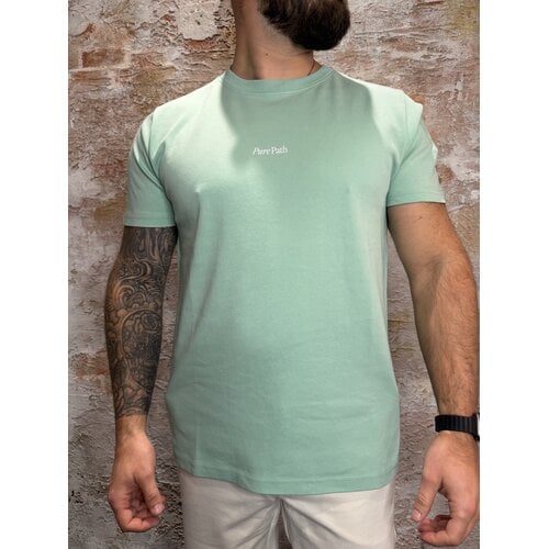 Pure Path Trio of Flowers T-shirt Mint