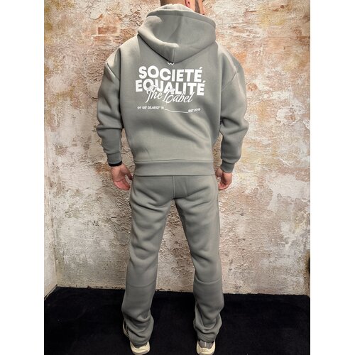 Equalité Societé 2.0 Full Zip Hoodie Grey