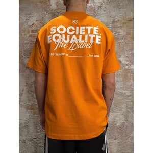 Equalité Societé 2.0 Oversized Tee Oranje