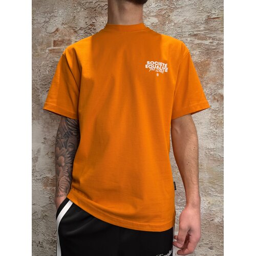 Equalité Societé 2.0 Oversized Tee Oranje