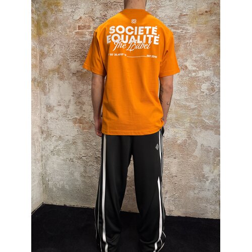Equalité Societé 2.0 Oversized Tee Oranje