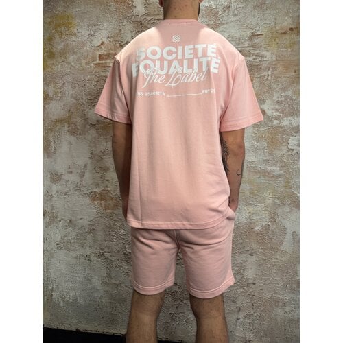 Equalité Societé 2.0 Oversized Tee Pink