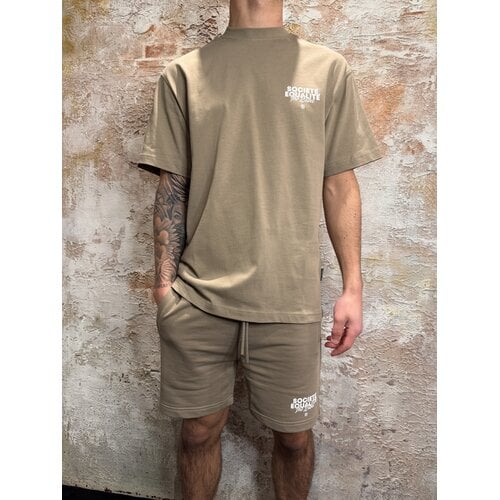 Equalité Societé 2.0 Oversized Tee Taupe
