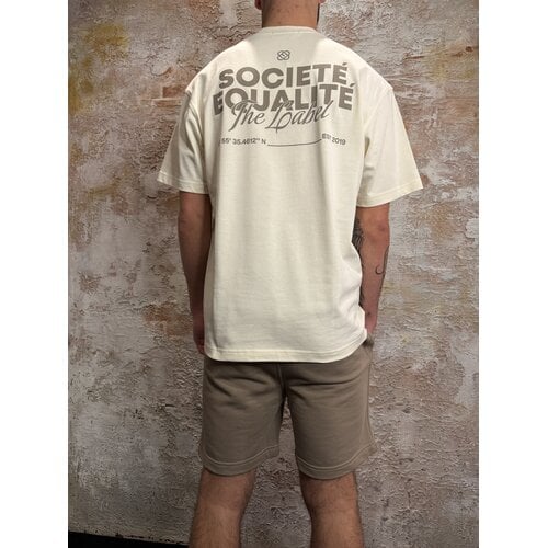 Equalité Societé 2.0 Oversized Short Taupe