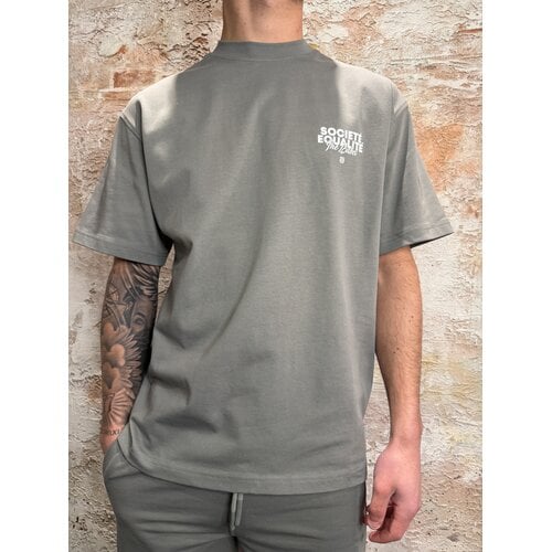 Equalité Societé 2.0 Oversized Tee Grey W