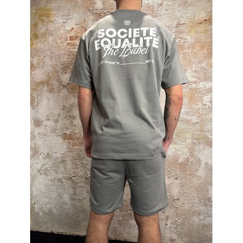 Equalité Societé 2.0 Oversized Tee Grey W