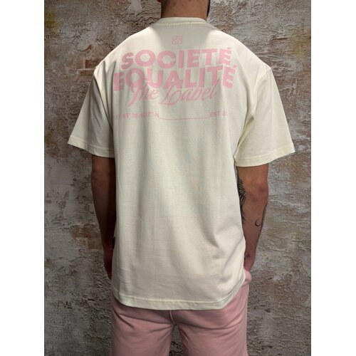 Equalité Societé 2.0 Oversized Tee Off Pink