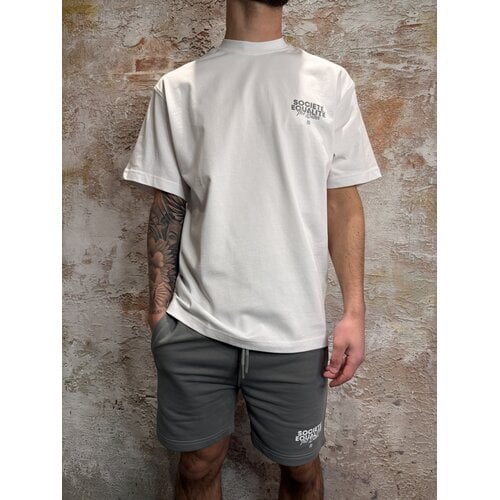 Equalité Societé 2.0 Oversized Tee Off White Grey
