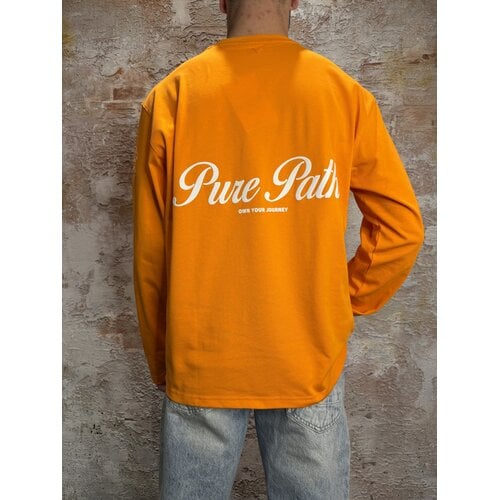 Pure Path Essence Of Life Longsleeve Orange White