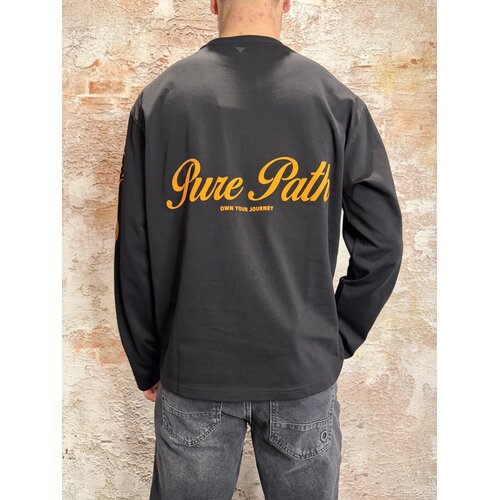 Pure Path Essence Of Life Longsleeve Black Orange