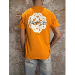 Pure Path Bold Emblem T-shirt Orange White