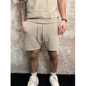 Pure Path Towel Bouclé Knitted Shorts Sand
