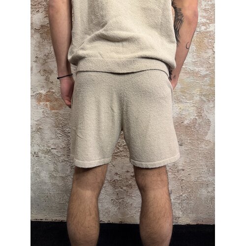 Pure Path Towel Bouclé Knitted Shorts Sand