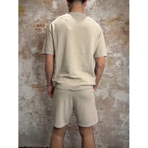 Pure Path Towel Bouclé Knitted Shorts Sand