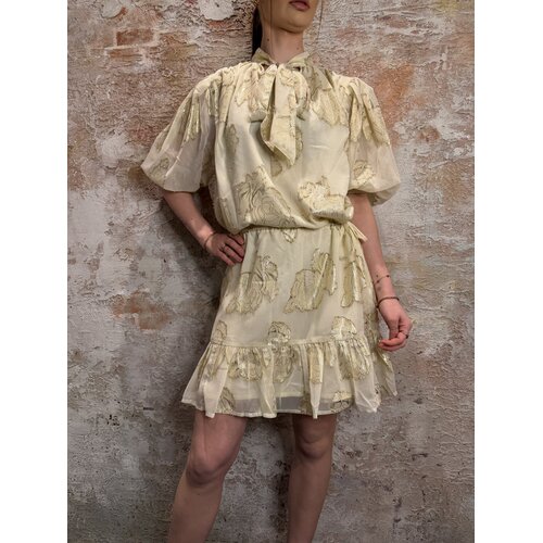 Josh V Fiore Dress Creme White