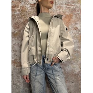 Airforce Oversized Softshell Jacket Oatmeal