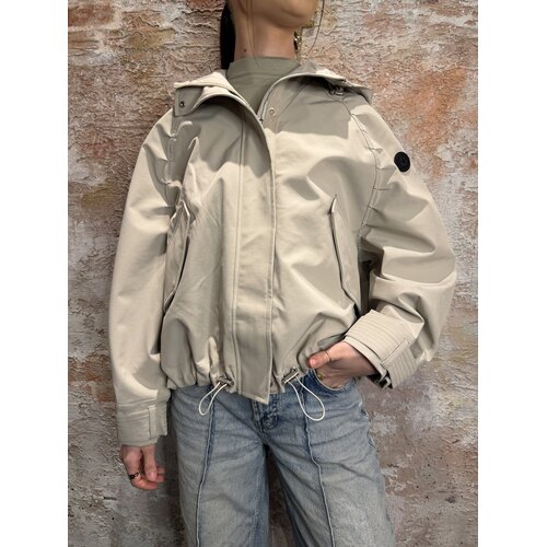 Airforce Oversized Softshell Jacket Oatmeal
